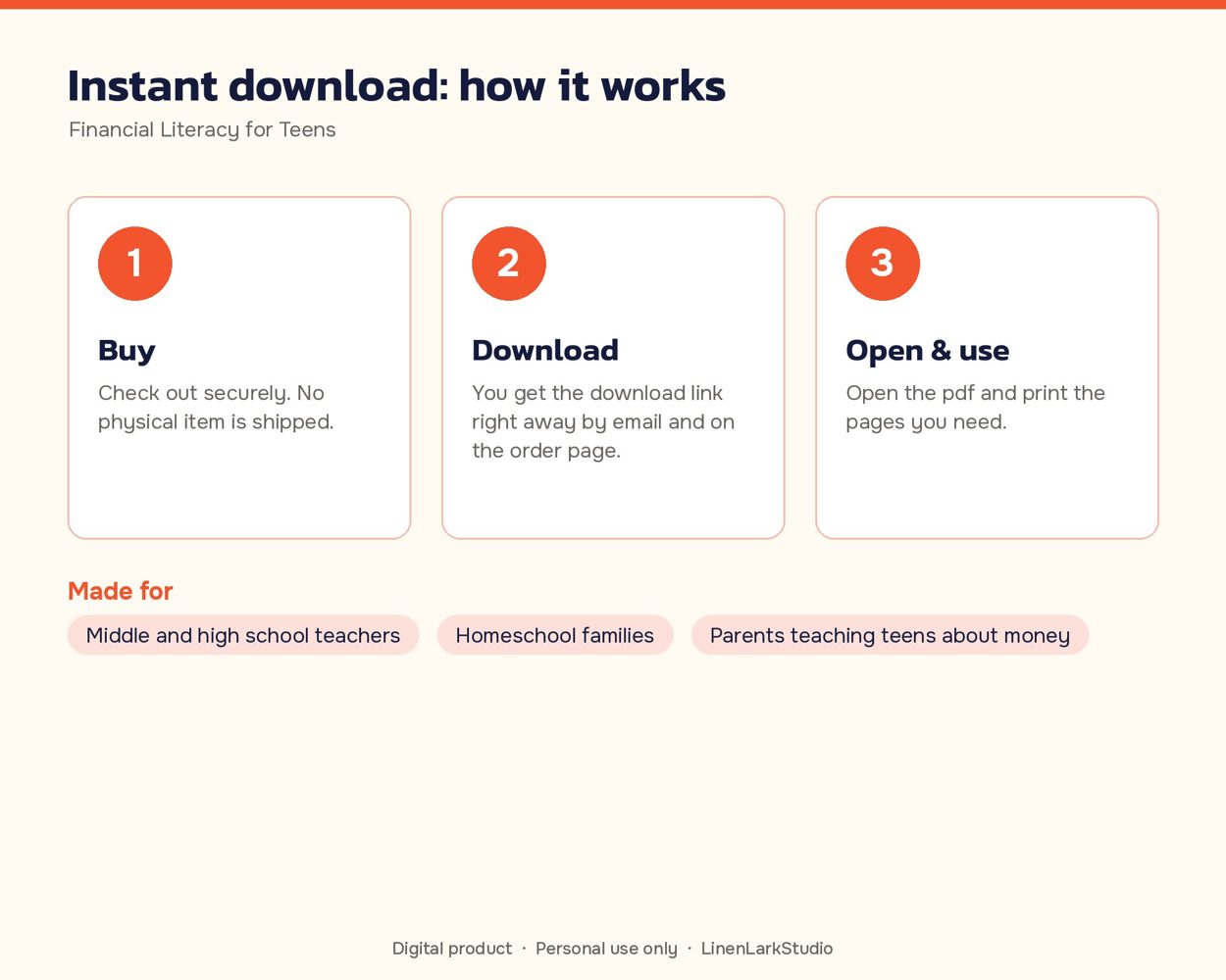 Financial Literacy for Teens – preview 5
