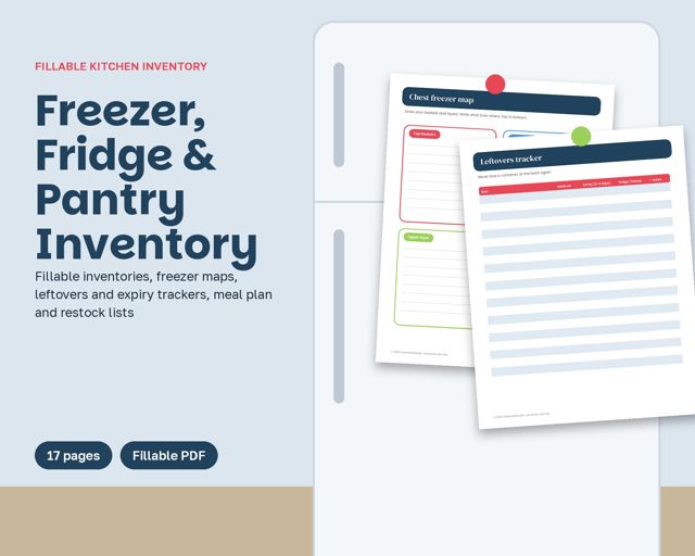 Freezer, Fridge & Pantry Inventory