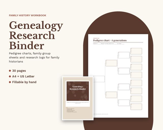 Genealogy Research Binder