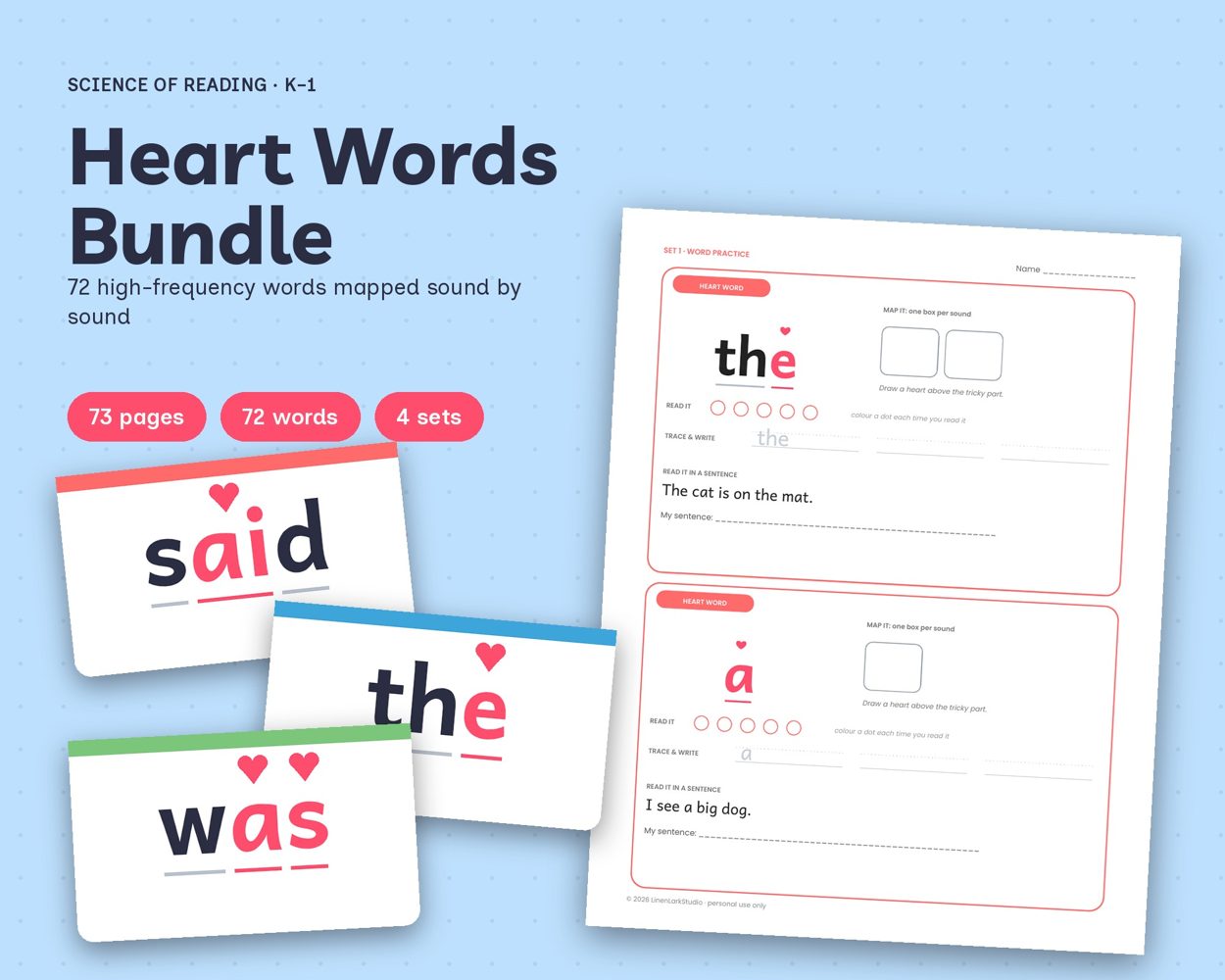Heart Words Bundle – cover
