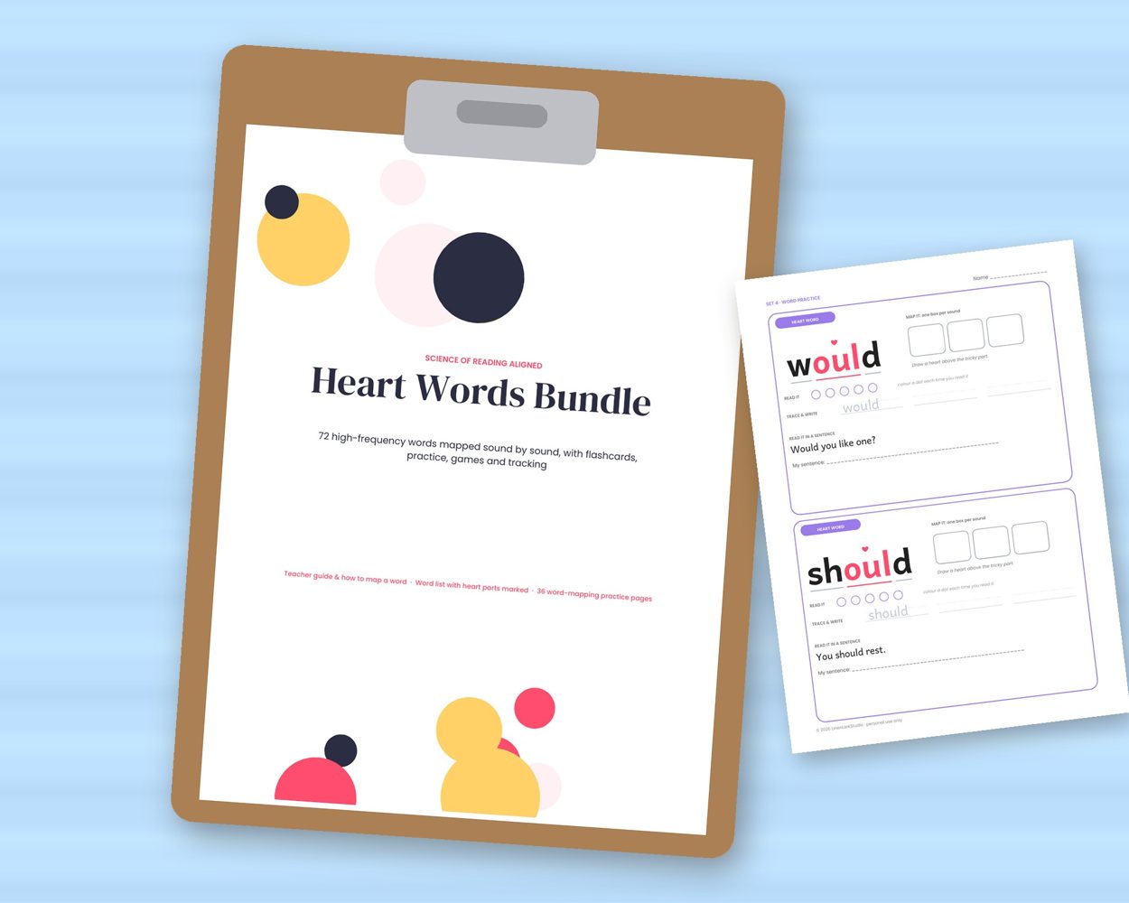 Heart Words Bundle – preview 4