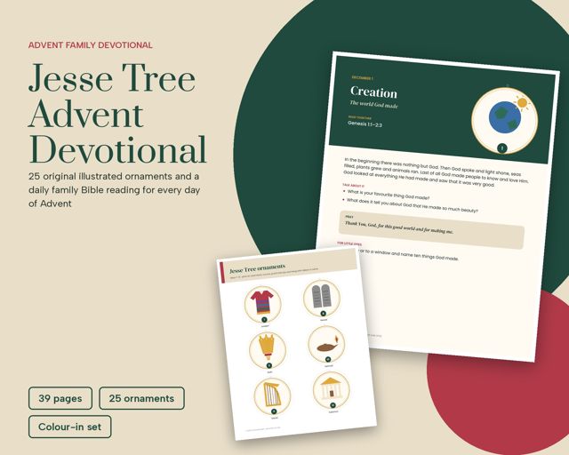 Jesse Tree Advent Devotional