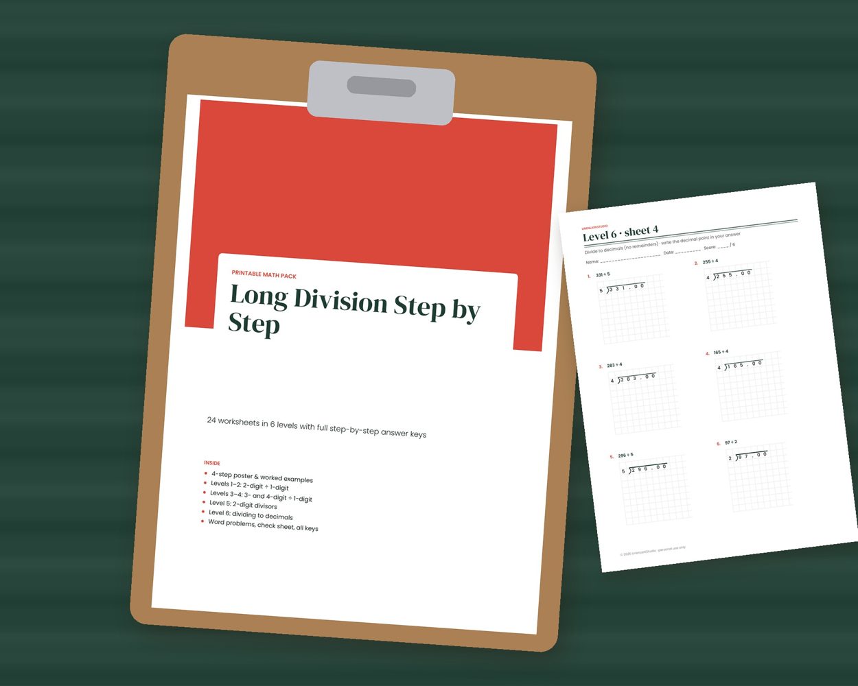 Long Division Step by Step – preview 4