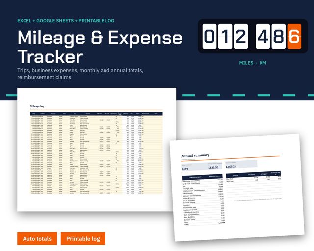 Mileage & Expense Tracker
