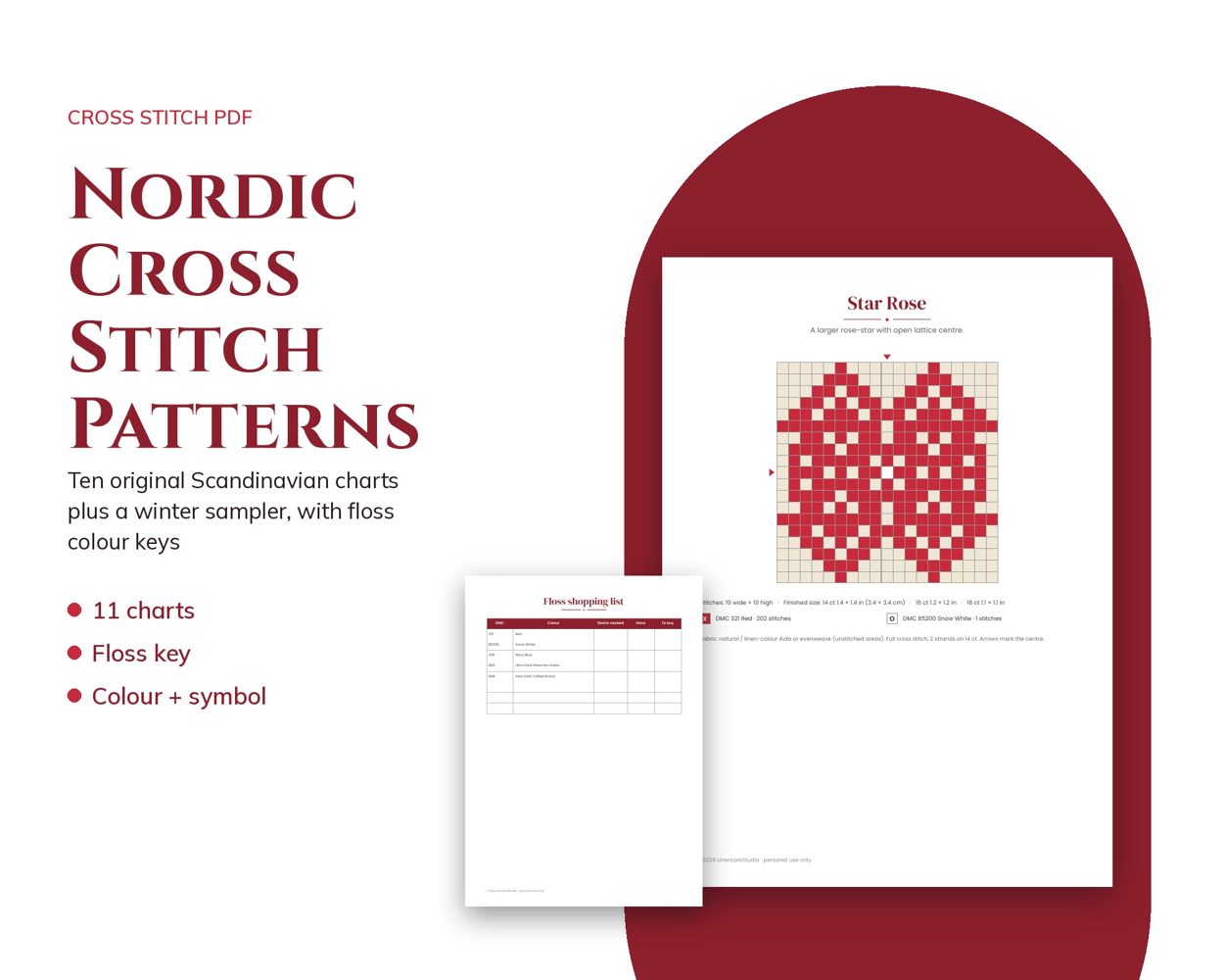 Nordic Cross Stitch Patterns – cover