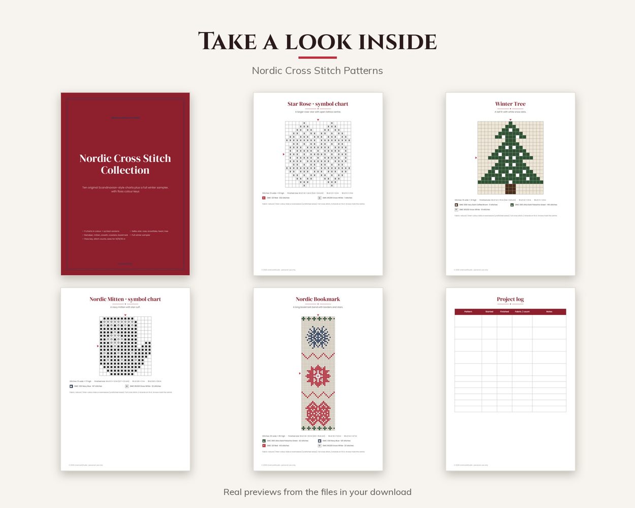Nordic Cross Stitch Patterns – preview 2