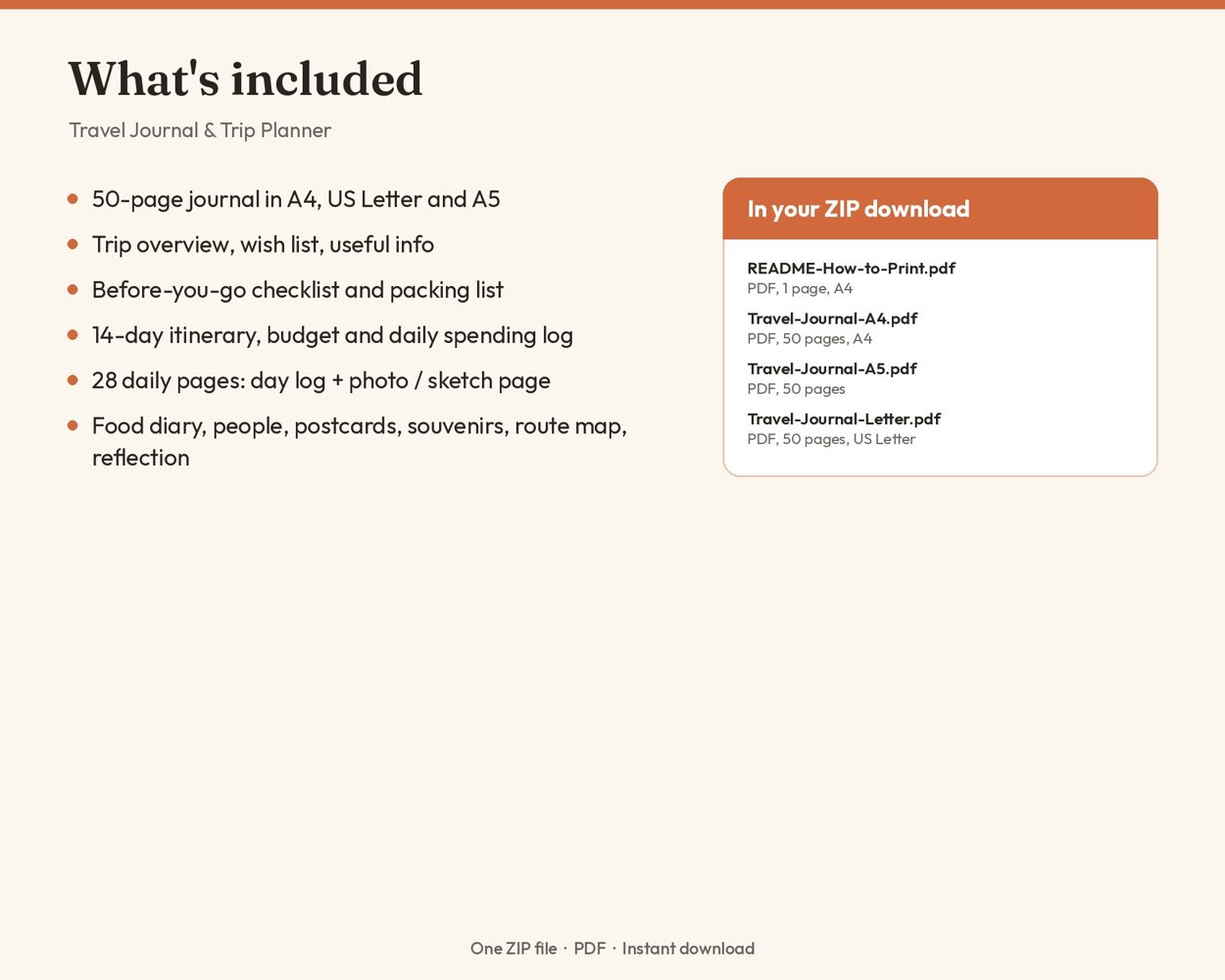 Travel Journal & Trip Planner – preview 3